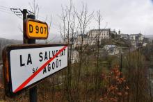 Le village de la Salvetat-sur-Agout, dans l'Hérault, le 11 janvier 2018