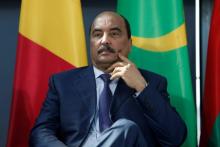 Le président mauritanien Mohamed Ould Abdel Aziz, à Paris, le 13 avril 2017. La demande de devises explose en Mauritanie depuis l'annonce de la mise en circulation de nouveaux billets de la monnaie na