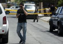 Un policier chypriote, le 28 mai 2015 à Larnaca