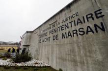 L'entrée du centre pénitentiaire de Mont-de-Marsan, le 26 février 2015 dans les Landes
