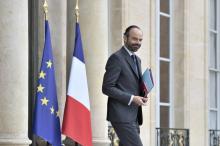 Le Premier ministre Édouard Philippe, le 18 mai 2017 à l'Elysée à Paris