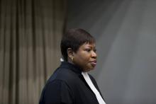La procureure de la Cour Pénale Internationale Fatou Bensouda à La Haye le 6 décembre 2016