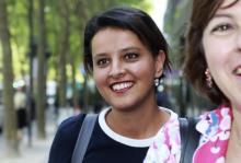 Najat Vallaud-Belkacem, le 8 juillet 2017 à Paris