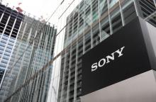 Logo Sony à son siège de Tokyo le 14 mai 2014