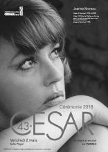 Jeanne Moreau Affiche Cesar 2018