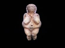 La Vénus de Willendorf, au musée d'histoire naturelle de Viene