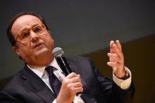 Francois Hollande, le 1er décembre 2017 à Bordeaux