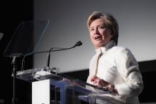 Hillary Rodham Clinton, lors d'un discours le 7 juin 2017 à New York
