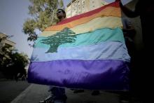 Rassemblement anti-homophobie, le 30 avril 2013 à Beyrouth