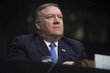 Le directeur de la CIA, Mike Pompeo, est auditionné par la Commission du renseignement du Sénat américain, le 13 février 2018 à Washington