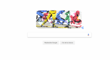Le Google Doodle du vendred 9 mars pour les jeux paralympiques de Pyeongchang.