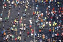 Le Marathon de Paris 2015.