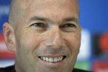 Zinédine Zidane, à Madrid le 22 mai 2018