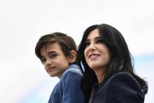 La réalisatrice libanaise Nadine Labaki et le jeune acteur syrien Zain al-Rafeea à Cannes le 18 mai 2018