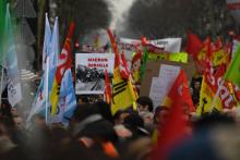 Manifestation des fonctionnaires pour "les salaires, l'emploi et le statut" à Paris le 22 mars 2018