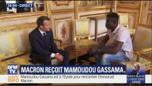 Mamoudou Gassama a été reçu par Emmanuel Macron.