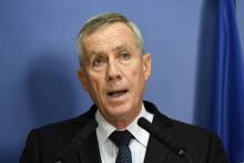 Le procureur François Molins, visage de l'antiterrorisme français, le 10 septembre 2017 à Paris
