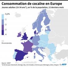 La "disponibilité" et la "pureté" de la cocaïne se sont accrues en Europe, où la production de drogues s'est intensifiée, selon le rapport annuel de l'Observatoire européen des drogues et des toxicoma