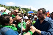 Le vice-Premier ministre et ministre de l'Intérieur Matteo Salvini, à Rome le 20 juin 2018