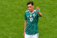 Mesut Özil éliminé, avec l'Allemagne dès le premier tour du Mondial russe, par la Corée du Sud à Kazan, le 27 juin 2018