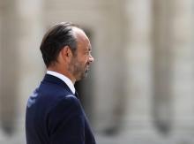 Le Premier Ministre français Edouard Philippe à l'hôtel des Invalides, le 12 juillet 2018