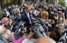 Wolfgang Heer, avocat de Beate Zschaepe, parle aux médias après le verdict à Munich le 11 juillet 2018