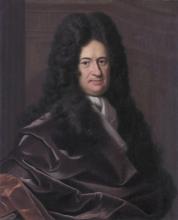 Le philosophe allemand Gottfried Wilhelm Leibniz
