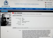 La fiche Interpol de Redoine Faïd