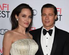 Angelina Jolie et Brad Pitt à Hollywood, le 5 novembre 2015