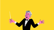 Le compositeur Leonard Bernstein  mis en scène dans le Google Doodle du samedi 25 août 2018.