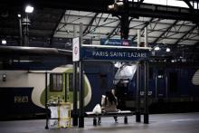 La gare Saint-Lazare, dans le nord-ouest de Paris, est la deuxième plus fréquentée de France, derrière la gare du Nord