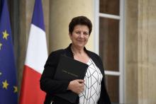 Frédérique Vidal sortant de l'Elysée le 11 juillet 2018