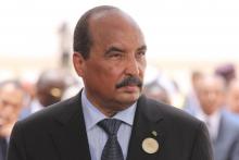 Le président mauritanien Mohamed Ould Abdel Aziz arrivant à un sommet de l'Union africaine à Nouakchott le 2 juillet 2018