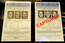 Des avis de recherche de l'ancien parrain de la mafia James "Whitey" Bulger, exposés dans un musée de Las Vegas