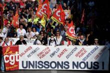 A Marseille, des milliers de manifestants contre "la casse du service public", le 9 octobre 2018