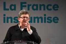 Le leader de La France Insoumise (LFI) Jean-Luc Mélenchon, le 18 juin 2017 à Marseille