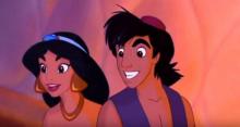 Aladdin et Jasmine.