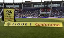 La Ligue 1 est désormais sponsorisée Conforama, ici au Stadium de Toulouse avant un match contre Montpellier, le 12 août 2017