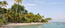 Une plage en Guadeloupe