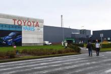 Le site de production de Toyota à Onnaing, près de Valenciennes, le 12 décembre 2017 dans le Nord