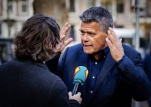 Emile Ratelband, 69 ans, répond aux journalistes à Amsterdam le 3 décembre 2018