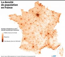 La croissance de la population française entre 2011 et 2016 a surtout été portée par les grandes aires urbaines du pays, notamment Lyon, Toulouse, Bordeaux