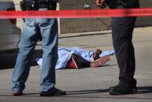 (ILLUSTRATION) La police de Chicago sur les lieux d'un crime le 11 juillet 2013