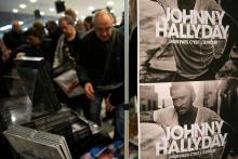 L'album posthume de Johnny Hallyday en vente dans un supermarché à Reims, en octobre 2018
