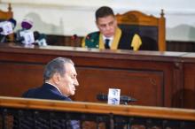 L'ancien président égyptien Hosni Moubarak, entendu comme témoin par un tribunal du Caire, le 26 décembre 2018