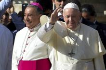 Le pape François aux Journées mondiales de la jeunesse à Panama le 25 janvier 2019