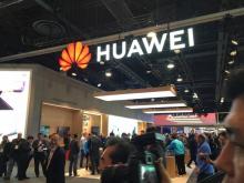 (ILLUSTRATION) Un stand du géant chinois des télécoms Huawei au Consumer electronics show de Las Vegas le 10 janvier 2019