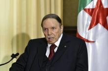 Le président algérien Abdelaziz Bouteflika dans sa résidence en Algérie, le 10 avril 2016