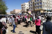 Manifestation antigouvernementale à Omdourman (Soudan), le 20 janvier 2019