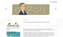 Lev Landau Google Doodle
